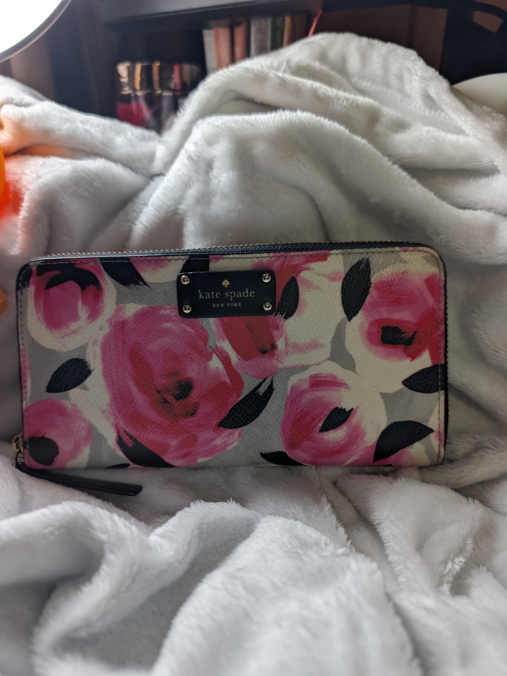Kate Spade Grove Street Rose Garden Wallet